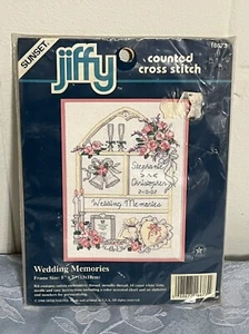 Sunset Jiffy punto croce contato RICORDI DI MATRIMONIO 16673 NOS - Foto 1 di 3