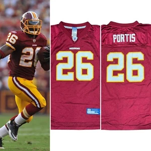 Clinton Portis Washington Redslins Onfield Reebok NFL Red Away Jersey Women L - Picture 1 of 12