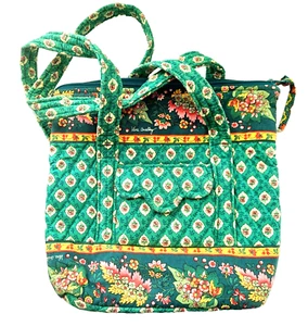 Vera Bradley Villager Style Purse Tote in Retired Greenfield Patter Authentic - Picture 1 of 4