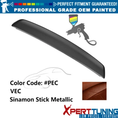 Fits 08-23 Dodge Challenger Trunk Spoiler ABS Painted Sinamon Stick Metallic Foto 1 de 4