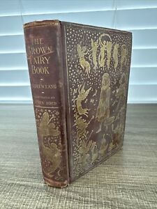 1904 The Brown Fairy Book Andrew Lang Illustrated First Edition, Mermaids Elves