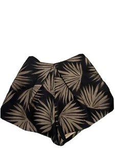 XS Black Shorts - Palm Frond - Finders Keepers - Picture 1 of 9