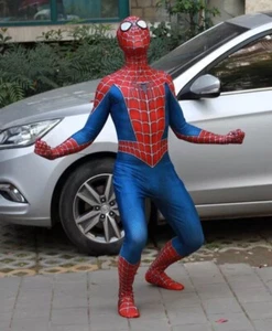 The Amazing Ultimate Spiderman tuta collant costume cosplay costumi adulto S 160 - Foto 1 di 6