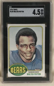 Walter Payton 1976 Topps radiocontrol #148 - sgc 4.5 - Chicago Bears novato de la corte de la NFL - Imagen 1 de 3