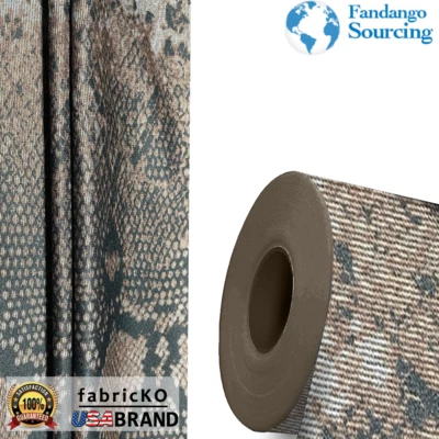 Ponti Snake Paper Print Poly/Spandex Sold by The Yard Free Shipping & Returns - Image 1 of 4