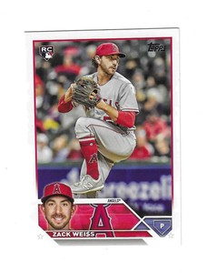 2023 Topps Update Series Zack Weiss Rookie Card #US196