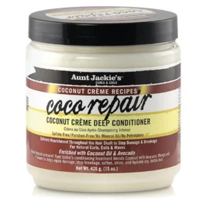Aunt Jackie's Coco Repair Coconut Creme Deep Conditioner, for Natural Hair 426g - Picture 1 of 1