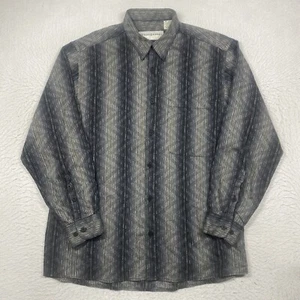 Camisa Jhane Barnes Para Hombre Mediana Multicolor Rayas Con Botones Manga Larga - Imagen 1 de 12