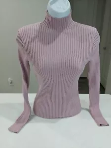 Top camicia Zara taglia M blusa a righe maglia stretta importazione Giappone semplice collo alto - Foto 1 di 7