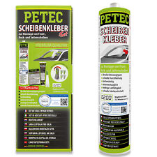 PETEC Scheibenkleber Set Frontscheibe Heckscheibe inkl. 2x 310ml Scheiben-Kleber