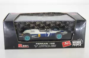 Brumm Ferrari 158 Formula 1 1964 GP Messico J Surtees giocattolo auto da corsa in scatola - Foto 1 di 14