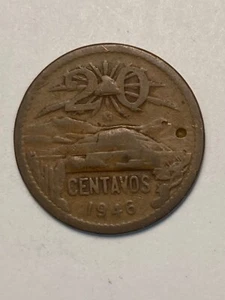 Moneda 20 Centavos México 1946 Coleccionable - Imagen 1 de 2