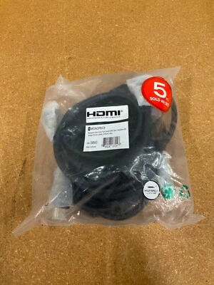 5 Pack: Monoprice Select Series 39543 4K High Speed HDMI Cable 3ft 18Gbps Black - Image 1 of 2