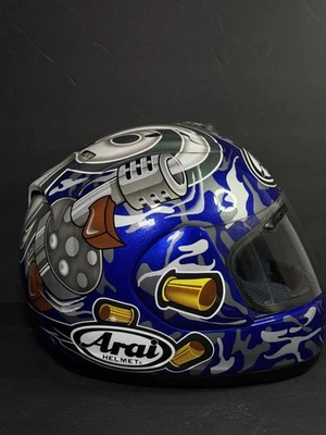 Casco completo camuflado vintage Arai RX-7 Corsair “Tommy Gun”/visera oscura/XL/RARO Foto 1 de 4