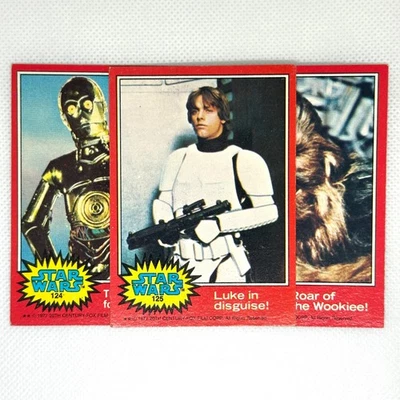 1977 Topps Star Wars Cards Red Series 2 – You Pick #67-132 – Buy 4 Save 25% - Image 1 of 2