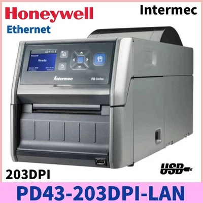 Honeywell Intermec PD43 Industrial Thermal Transfer Label Printer USB Ethernet - Image 1 of 4