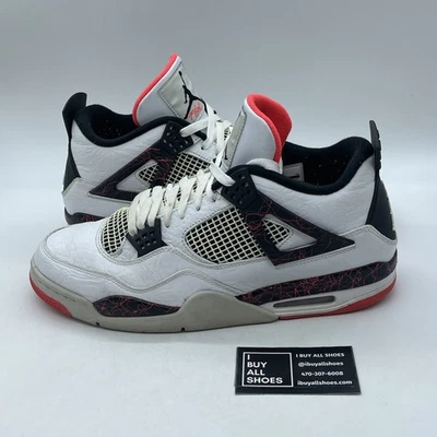 Talla 13 - Air Jordan 4 Retro Pale Citron, Bright Crimson 2019 (308497-116) Foto 1 de 4
