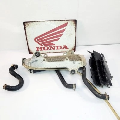 2005 1996-2007 HONDA CR85R CR85RB Radiator Assembly Radiator Cooling Hose Guard - Image 1 of 4