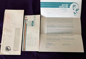 Miami Dolphins '82 Dauerkartenhalter Saisonbriefe Nachrichten Umschlag Mike Robbie - Bild 1 von 7