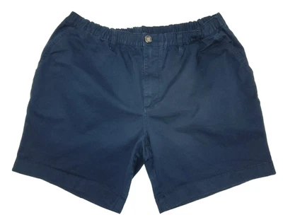 Chubbies 7" Chino Originals Stretch Twill Shorts Elastic Waist Navy Blue XL - Image 1 of 4