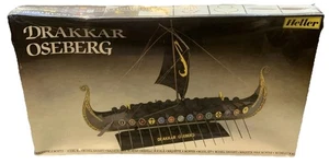 Heller Drakkar Oseberg Vintage Model Kit NOS Neu Factory Sealed - Bild 1 von 6