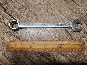 Mac Tools 9/16" 9PT SAE Chrome Combination Wrench R4 CH18 USA - Picture 1 of 6