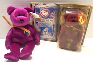 TY Beanie Baby Millennium/Millenium Bear con etiqueta rara con todos los errores - Imagen 1 de 7