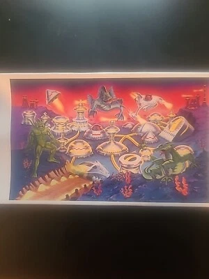 1990 Синяя Лента Aquavisions Аквариум Фон Fantasea ПОЛНЫЙ РУЛОН 19 Сцен - Изображение 1 из 4