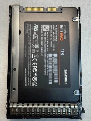 Samsung MZ7LLH1T0HALB MZ-76E1T0 1TB 860 EVO SSD SATA 6.0GB/s 2.5" SSD - Image 1 of 4