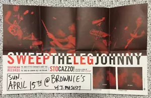 Sweep The Leg Johnny Sto Cazzo! Promo Poster 2000 Southern Records 14x23 - Picture 1 of 1