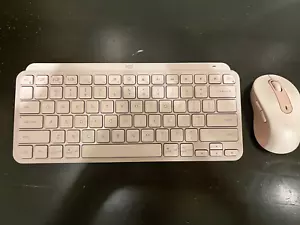 NEW set of Logitech rose mx keys mini and m650 mouse wireless - Picture 1 of 5