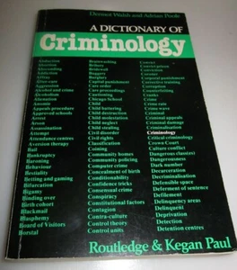 Ein Wörterbuch der Kriminologie Dermot Walsh und Adrian Poole 1983 - Bild 1 von 4