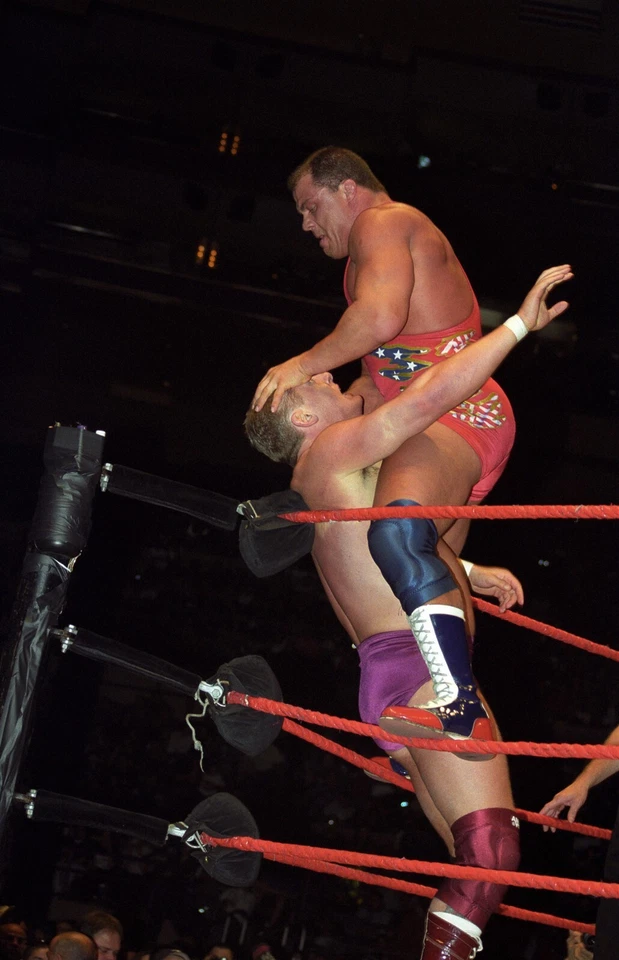 KURT ANGLE VINTAGE 8x10 COLOR PHOTO ROH ECW WWF NXT AEW NXT WWE - Image 1 of 1