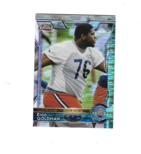 2015 Topps Chrome Pulsar rifrattori #160 Eddie Goldman RC CHICAGO BEARS - Foto 1 di 1