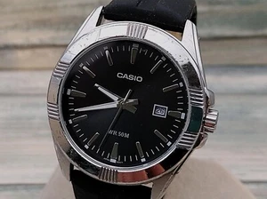 WATCH CASIO WR 50M VINTAGE STAINLESS STEEL BACK 5 BAR - Foto 1 di 6