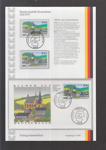 BRD ETSB 1995/25d FIRST DAY COLLECTION - HALLENBERG SAUERLAND - Picture 1 of 1
