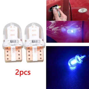 2PC T10 194 168 W5W COB LED Car Canbus Silica Width Light Bulb White Lamp Set , - Picture 1 of 6