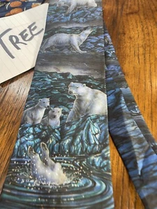 VESTIDO ANIMAL OSO POLAR TRAJE CORBATA DE DISEÑADOR ENVÍO GRATUITO - Imagen 1 de 4