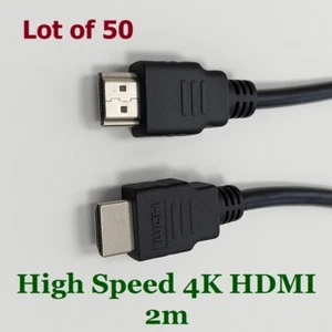 Freeport 50 x 2m High Speed HDMI CABLE E256295 4K - Bulk 50 - Picture 1 of 4