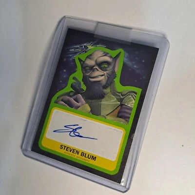 Star Wars Journey The Force Awakens Autograph Card Steven Blum Zeb Orrelios Auto - Image 1 of 2
