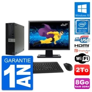 PC DELL 5050 SFF Bildschirm 22 " Intel G4400 RAM 8Go Scheibe 2To HDMI Windows 10 - Bild 1 von 8