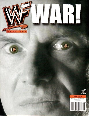 Винс Макмэхон июнь 2001 WWF реслинг журнал каталог Курт Энгл WWE - Изображение 1 из 4