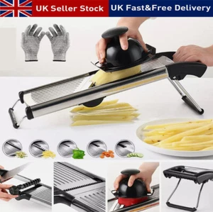 Updated Professional Mandolin Slicer Vegetable Cutter Food Fruit Chopper Gretar - Picture 1 of 9