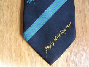 Rugby World Cup 1991 Rugby Union Tournament Tie by Maddocks & Dick