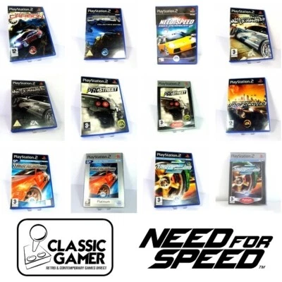 Need for Speed: Carbon, Hot Pursuit, Most Wanted, Pro Street, Underground PS2 VG - Image 1 of 4