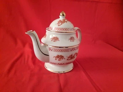 Rare Older Vintage Price Kensington English Teapot -- Red Dragons - Image 1 of 4