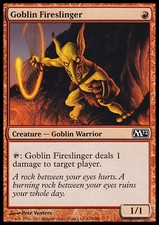 *FOIL* GOBLIN FIRESLINGER NM M12 mtg Red - Creature Com *FOIL*