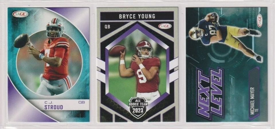2023 Sage Football #1-200 PURPLE VARIATION Parallel High & Low Series You Choose - Image 1 of 1