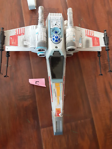 star wars x-wing fighter 2004  deep cleaned tested working hasbro xwing #5