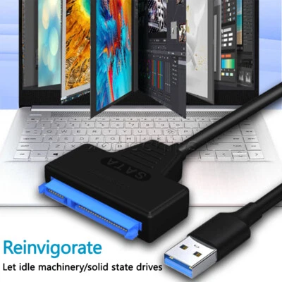 USB Type-C 2.0 3.0 to SATA interface Solid-state Drive Adapter Cable 30cm Long - Image 1 of 4